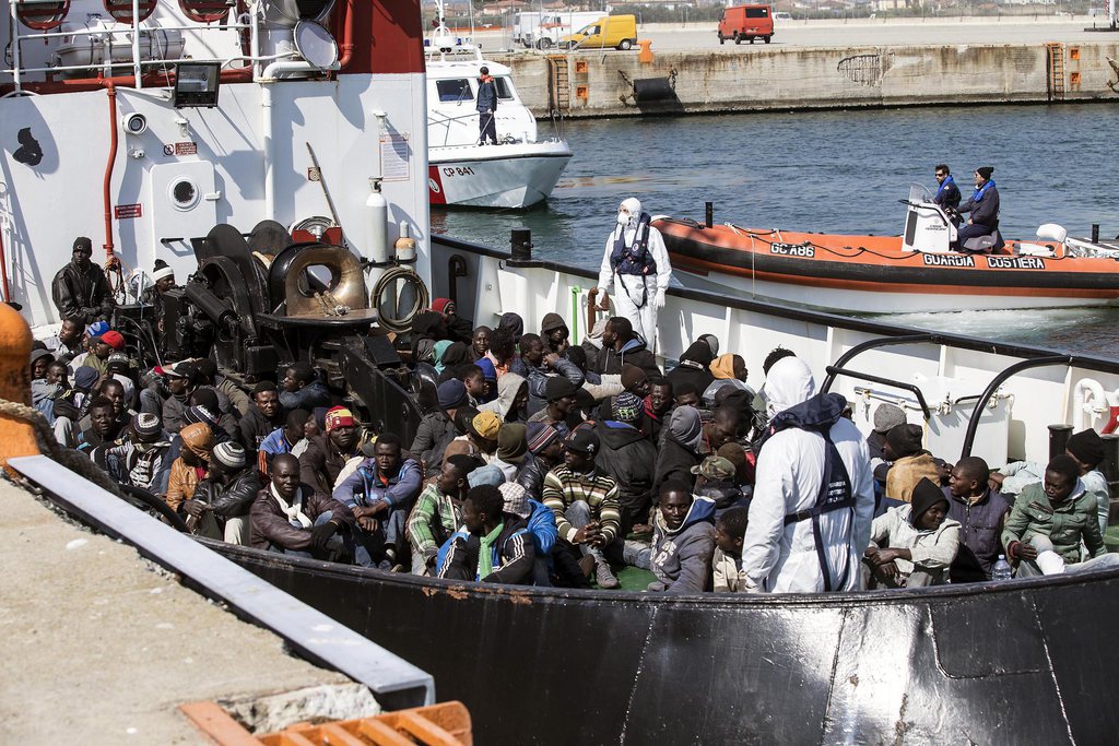 Lors de leur intervention dimanche, les garde-côtes italiens avaient sauvé 145 personnes.