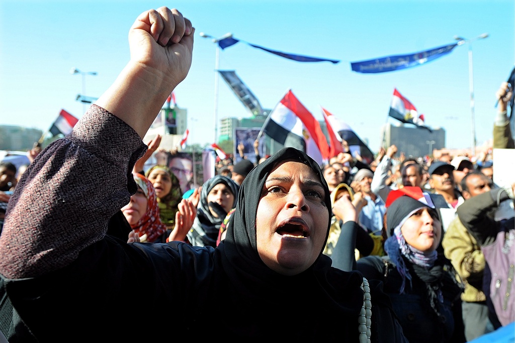 manifestante-egyptienne