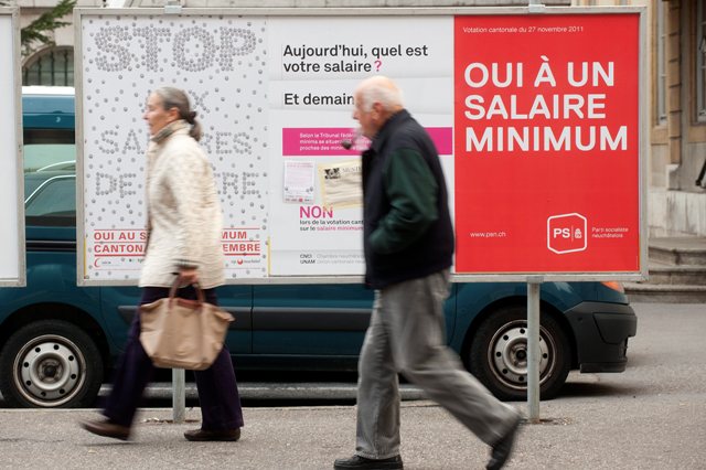 Le droit à un salaire minimum sera inscrit dans la Constitution neuchâteloise.