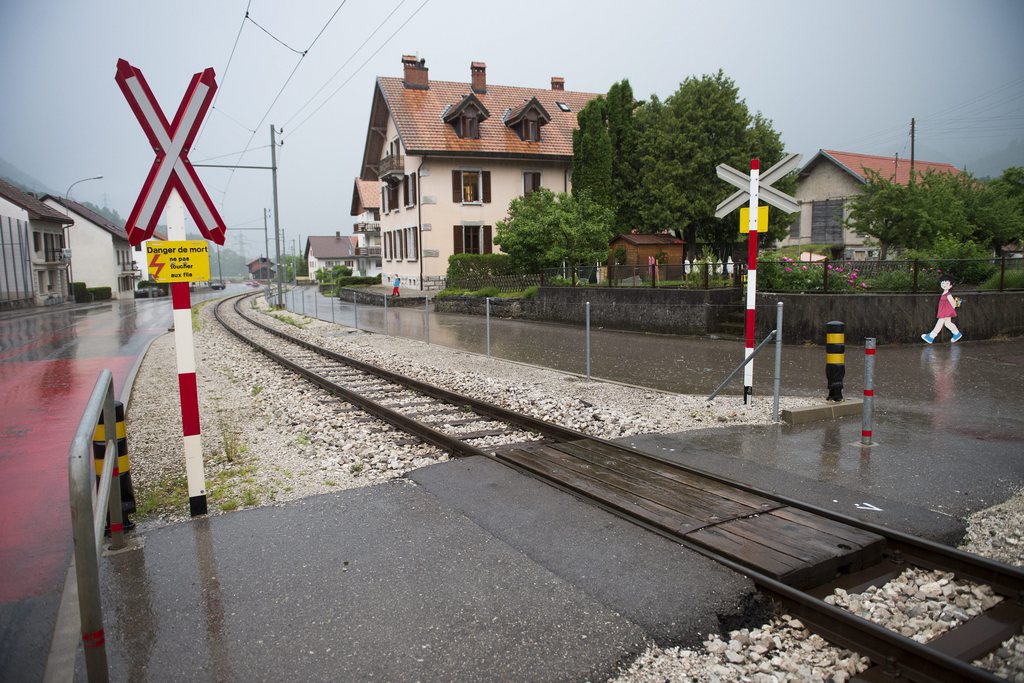 Le passage piéton où a eu lieu l'accident mortel.