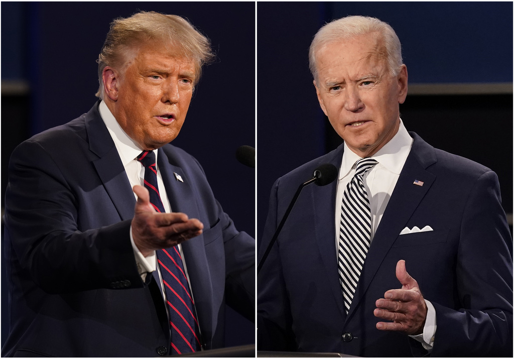 À la suite du blocage d'un article controversé sur Joe Biden de la part de Facebook et Twitter, Donald Trump n'a pas manqué de réagir.