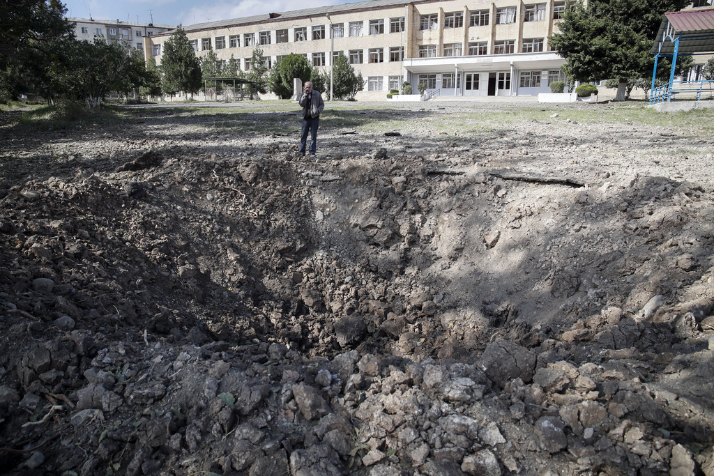Les bombardements ont fait d'importants dégâts dans la ville de Stepanakert. (illustration)