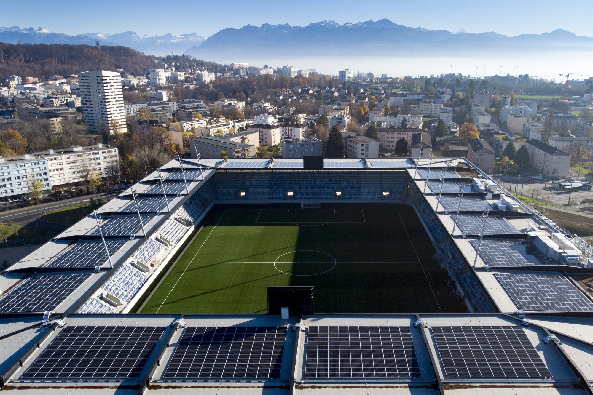 Une fois le virus définitivement battu, le Lausanne-Sport pourra accueillir jusqu'à 12'000 spectateurs dans son stade flambant neuf.