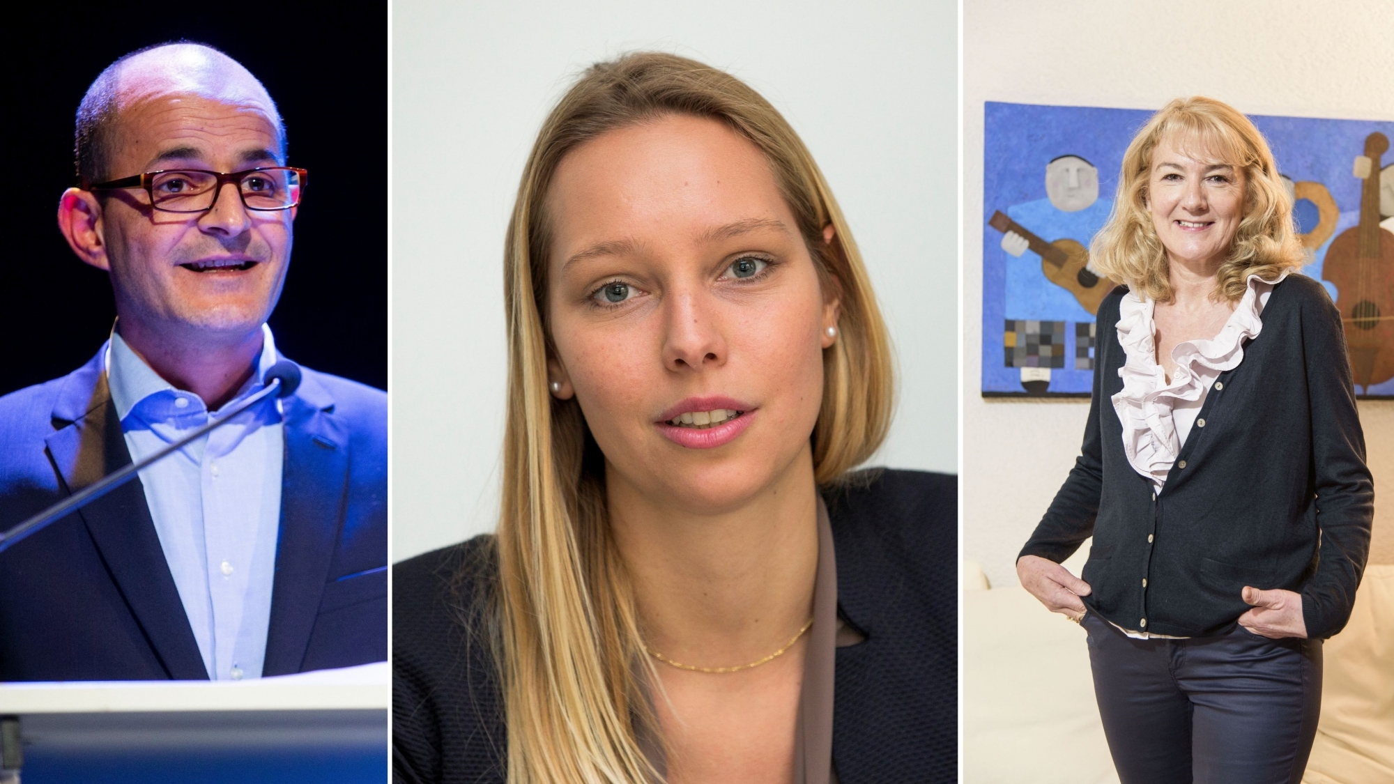 Giorgio Micello, Cécile Rod et Monique Choulat-Pugnale: voici les candidats du centre-droite.