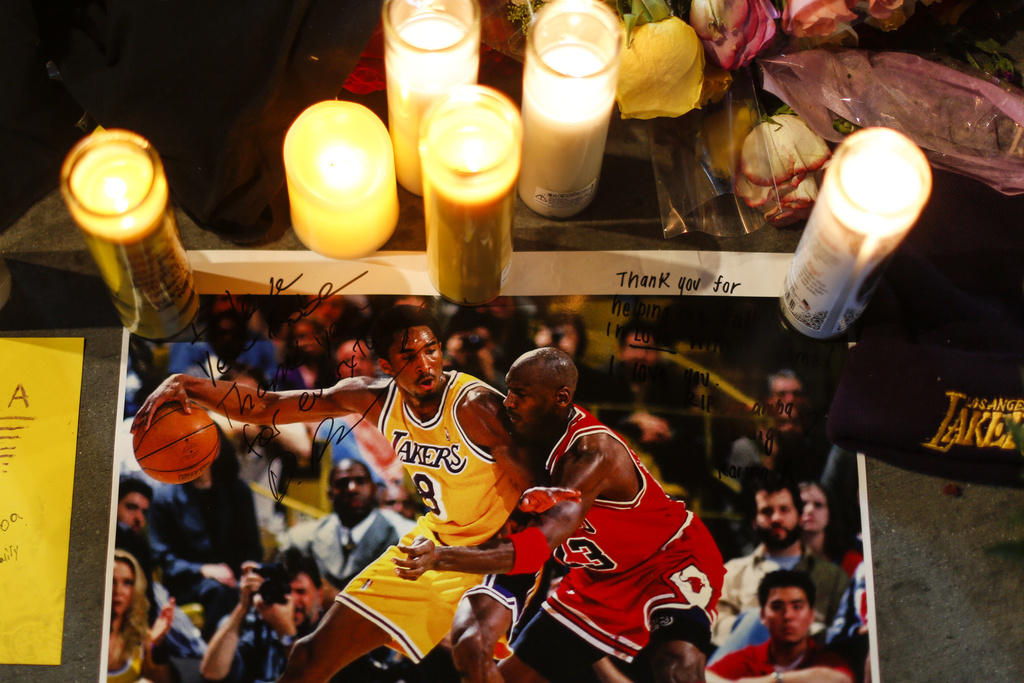 Au début de l'année, le monde disait adieu à Kobe Bryant, immense star du basket décédée dans un accident d'hélicoptère (archive).