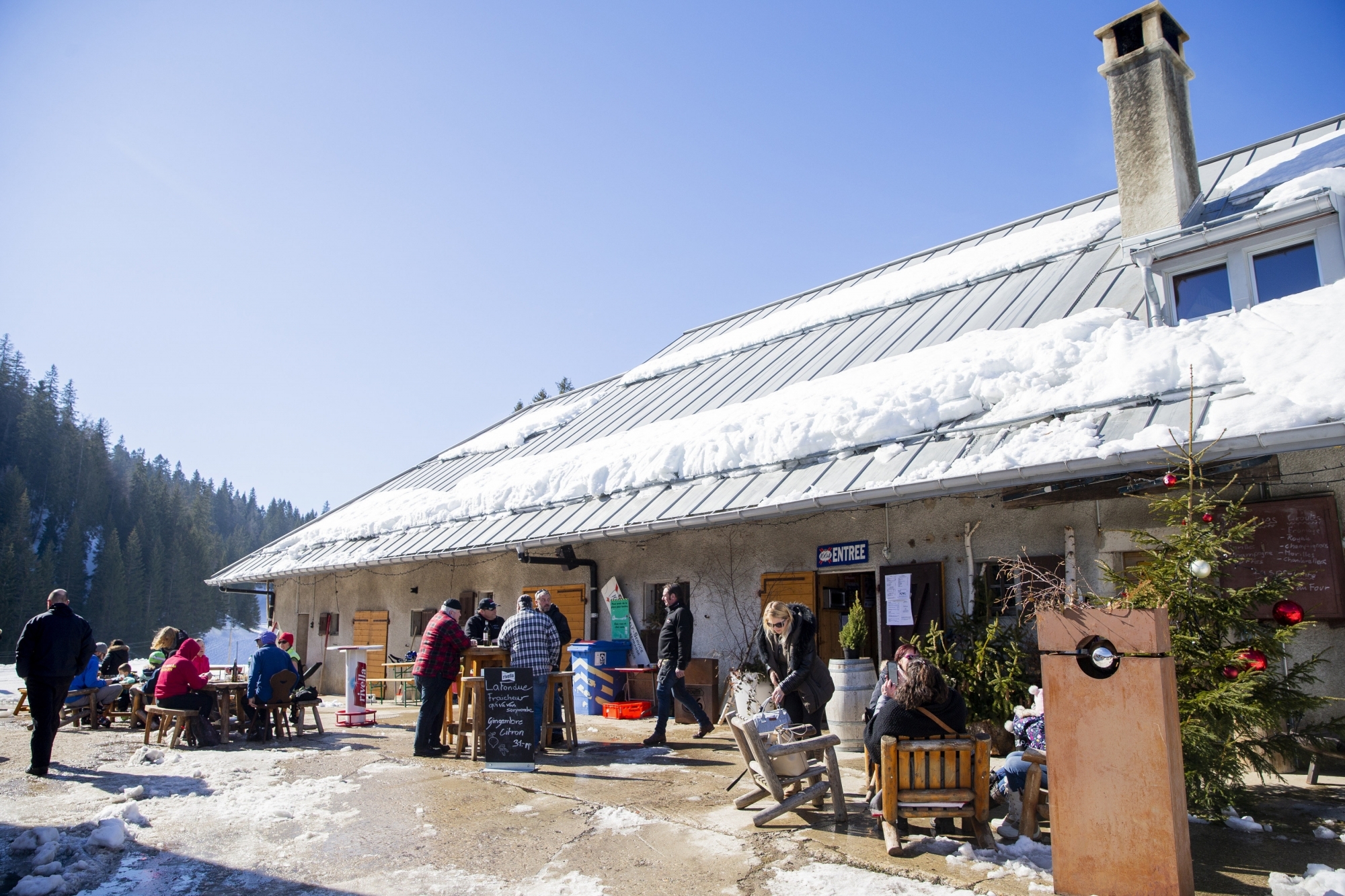 Le restaurant de La Trélasse – comme les autres établissements situés sur les pistes vaudoises – devrait prochainement fermer.