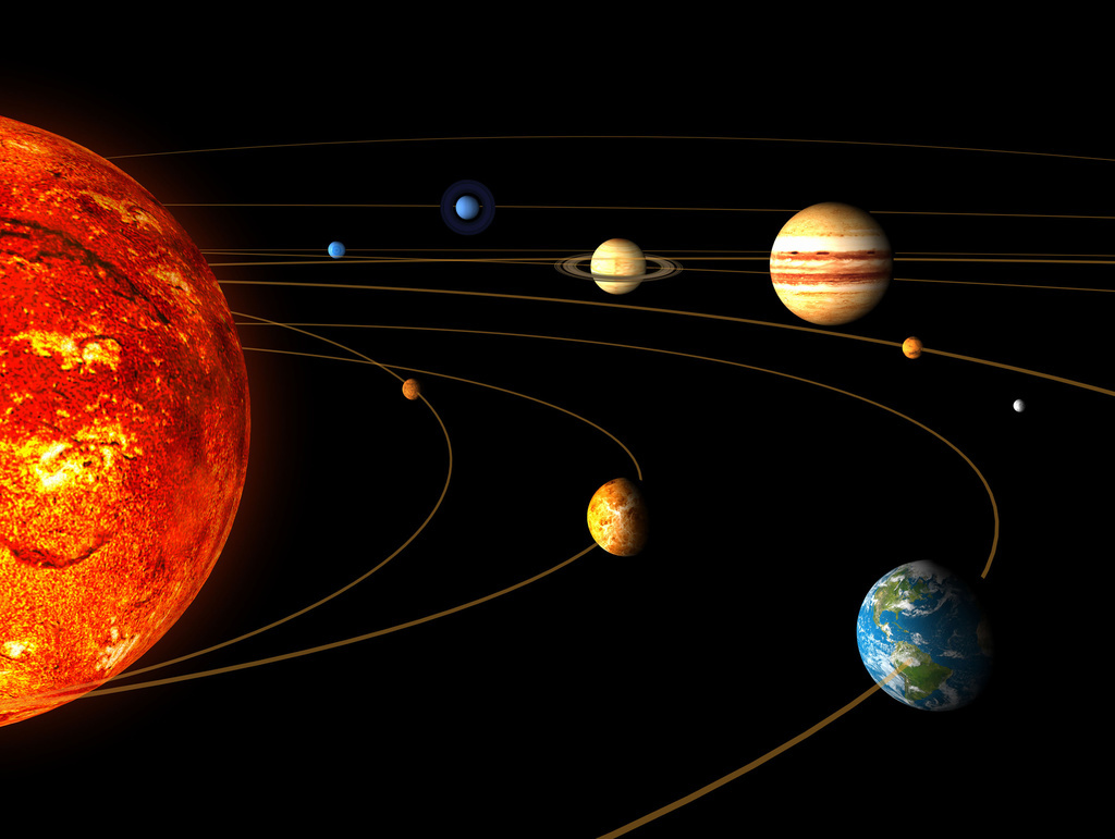 Selon une étude à laquelle a participé l'Ecole Polytechnique Fédérale de Zurich, le système solaire se serait formé en deux fois (illustration).