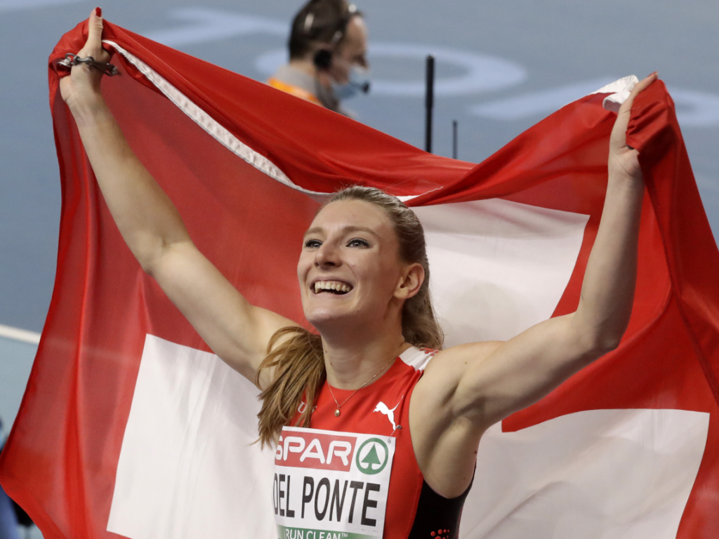 Ajla Del Ponte, une course parfaite pour le titre européen et le record de Suisse.