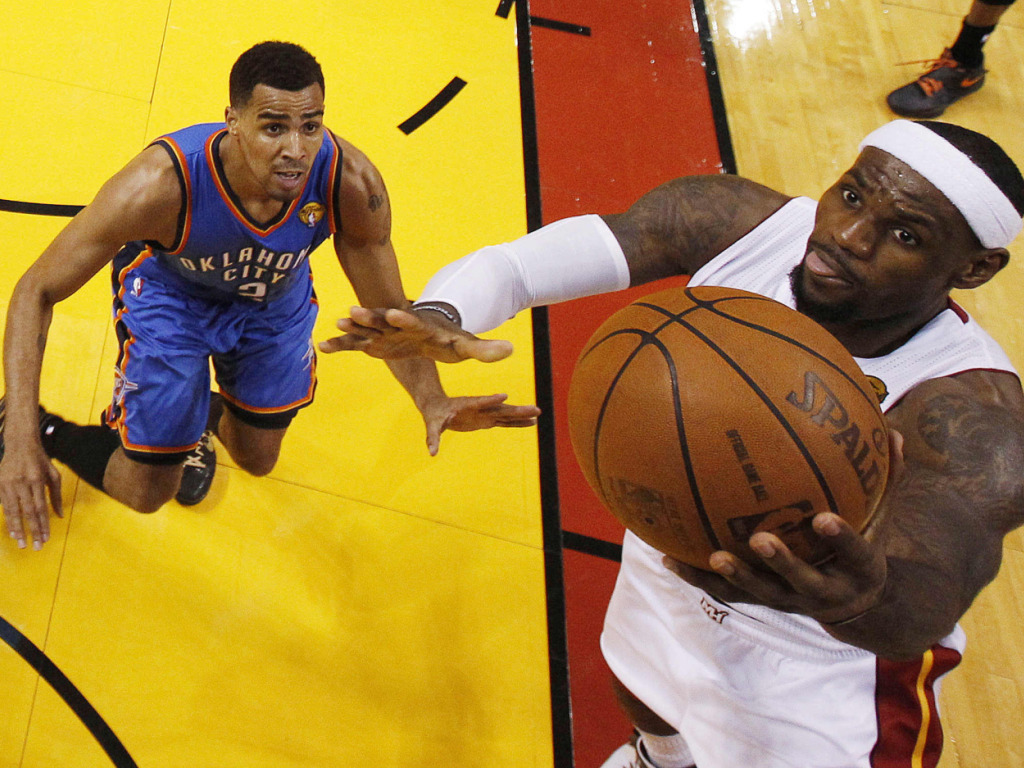 Sefolosha a joué les finales NBA en 2012 face au Heat de LeBron James.