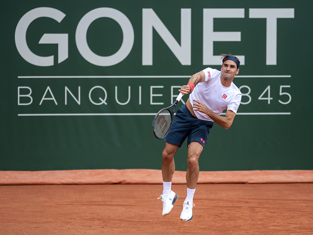 Federer s'est entraîné vendredi déjà à Genève.