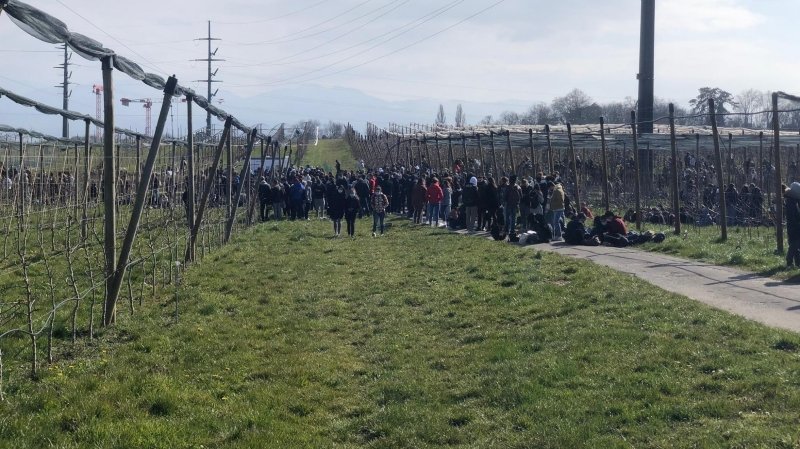 Le 22 mars, les étudiants du CEPM et du gymnase de Morges avaient été évacués. 