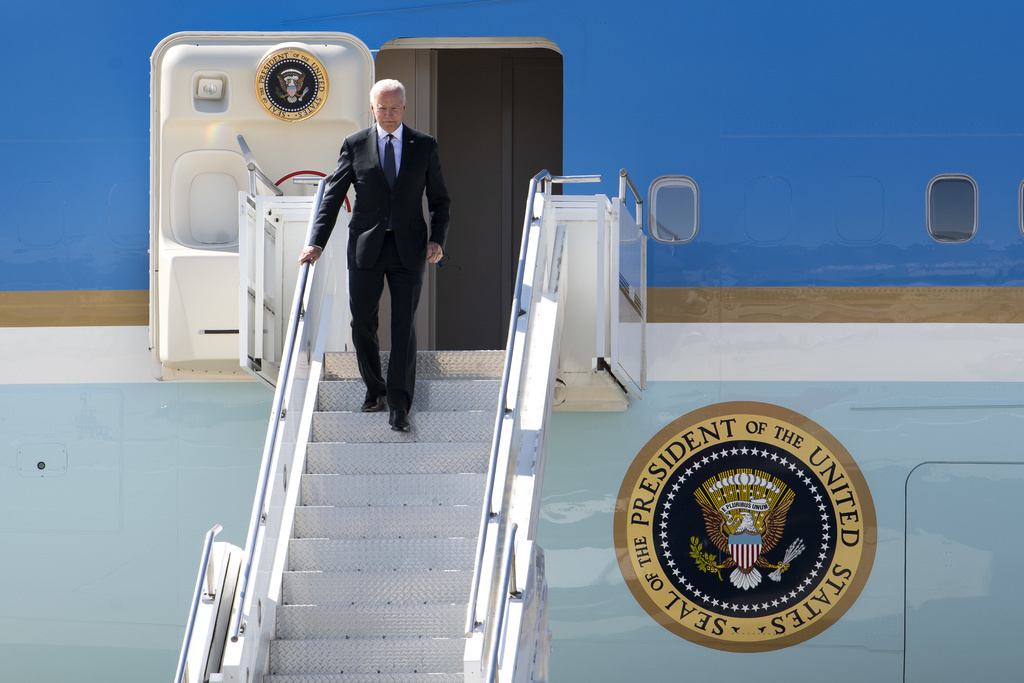 Le président américain Joe Biden est en Suisse. 