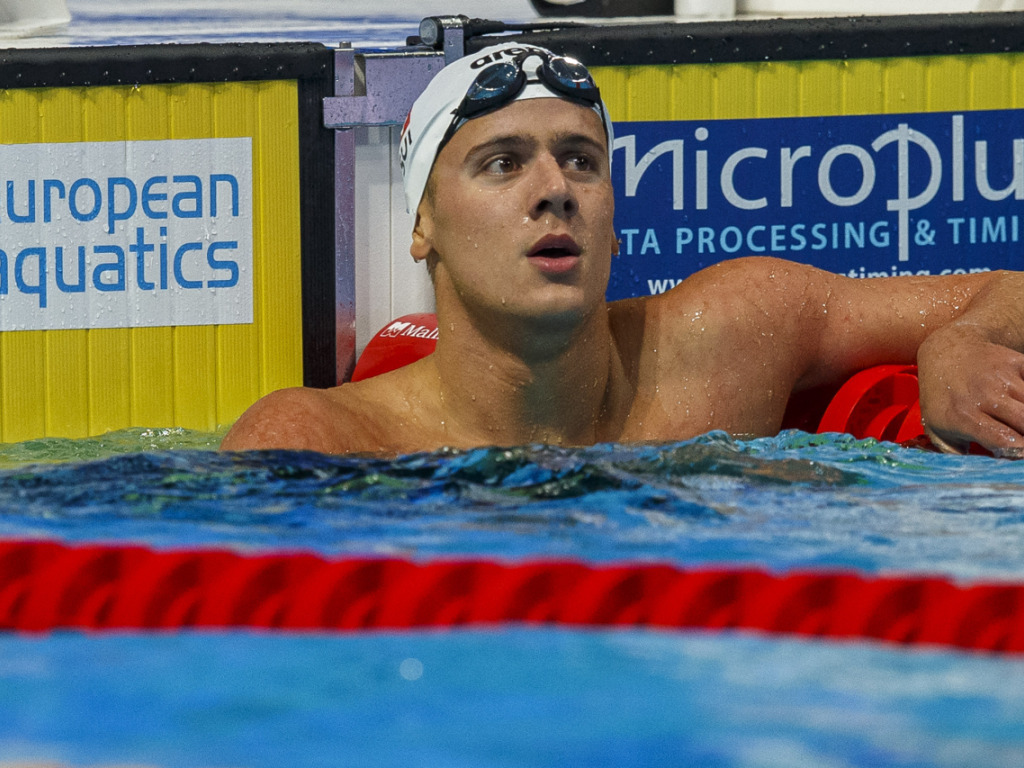 Noè Ponti n'est pas parvenu à offrir une quatrième médaille à la Suisse dans les Européens en grand bassin de Budapest.