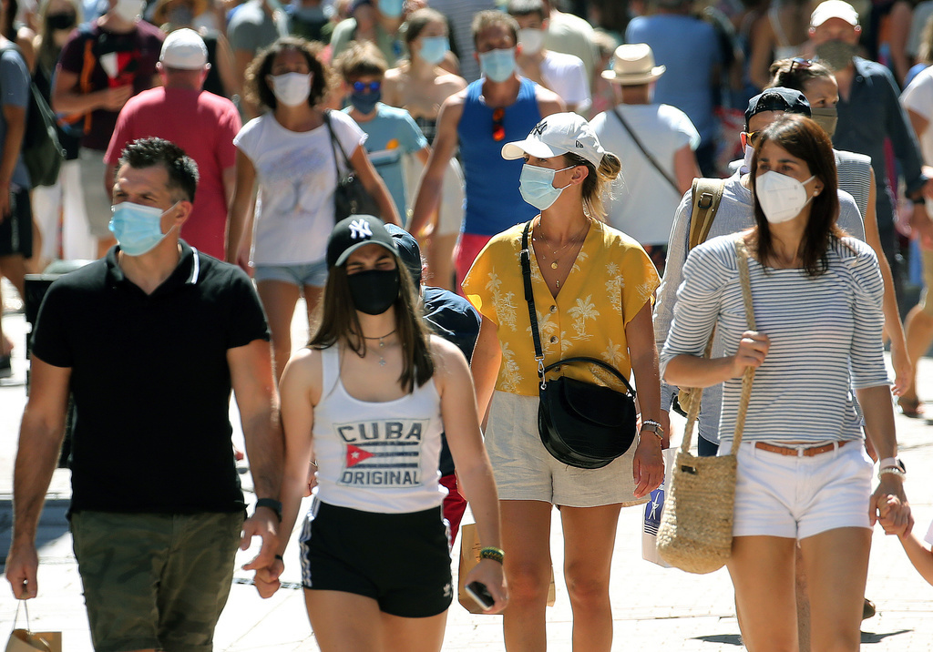  Les chiffres de contamination «très préoccupants» ont poussé le préfet de Haute-Savoie à rendre de nouveau obligatoire le port du masque.