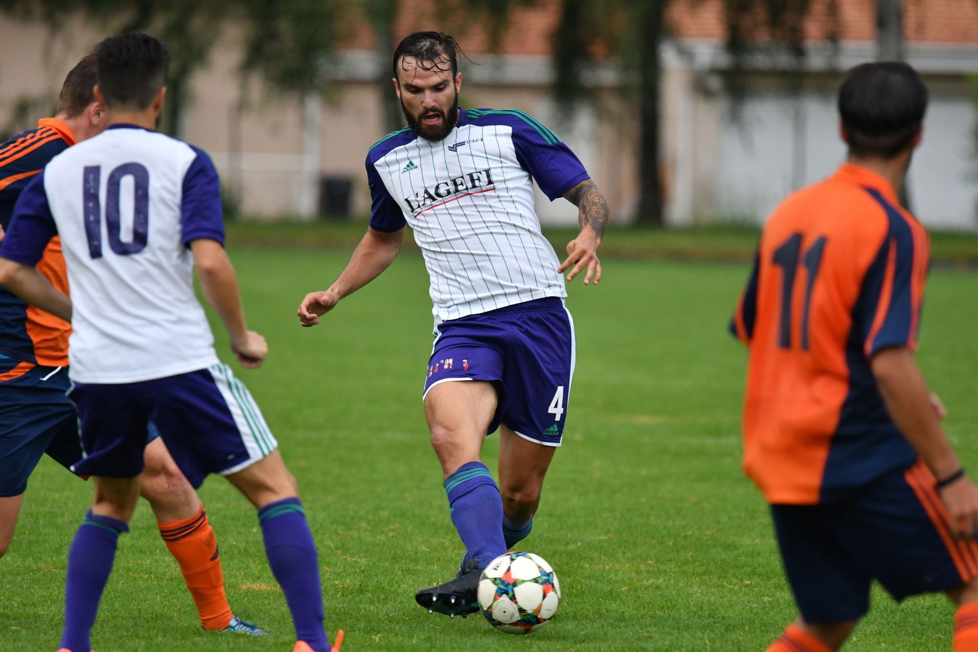 Déjà "violet et vert" en 2016, Diego Sessolo est de retour à Terre Sainte.