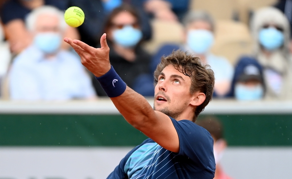 Le Schaffhousois a dominé John Millman (ATP 43) 7-6 (8/6) 7-6 (7/2) 6-1 lundi.