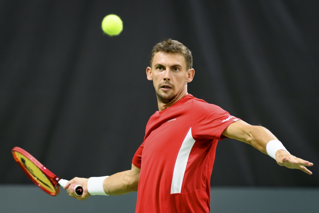 Le Schaffhousois a battu le Tchèque Jiri Vesely 6-3 6-3.