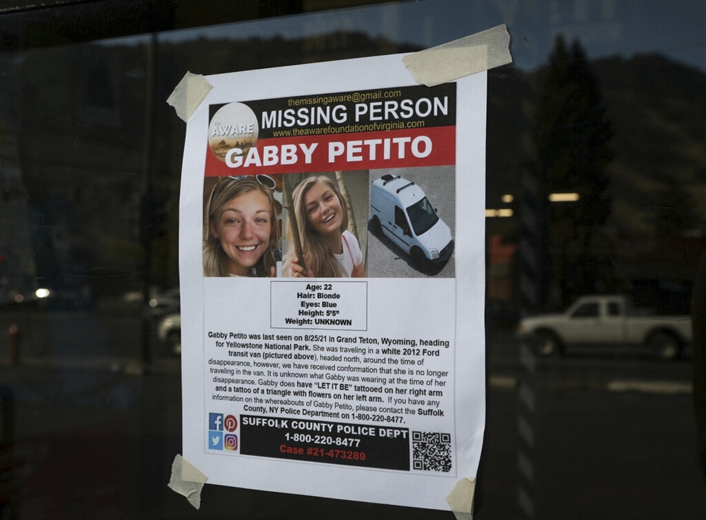 Les parents de Gabby Petito ont communiqué pour la dernière fois avec elle lorsque le couple se trouvait dans la région du parc national de Grand Teton.
