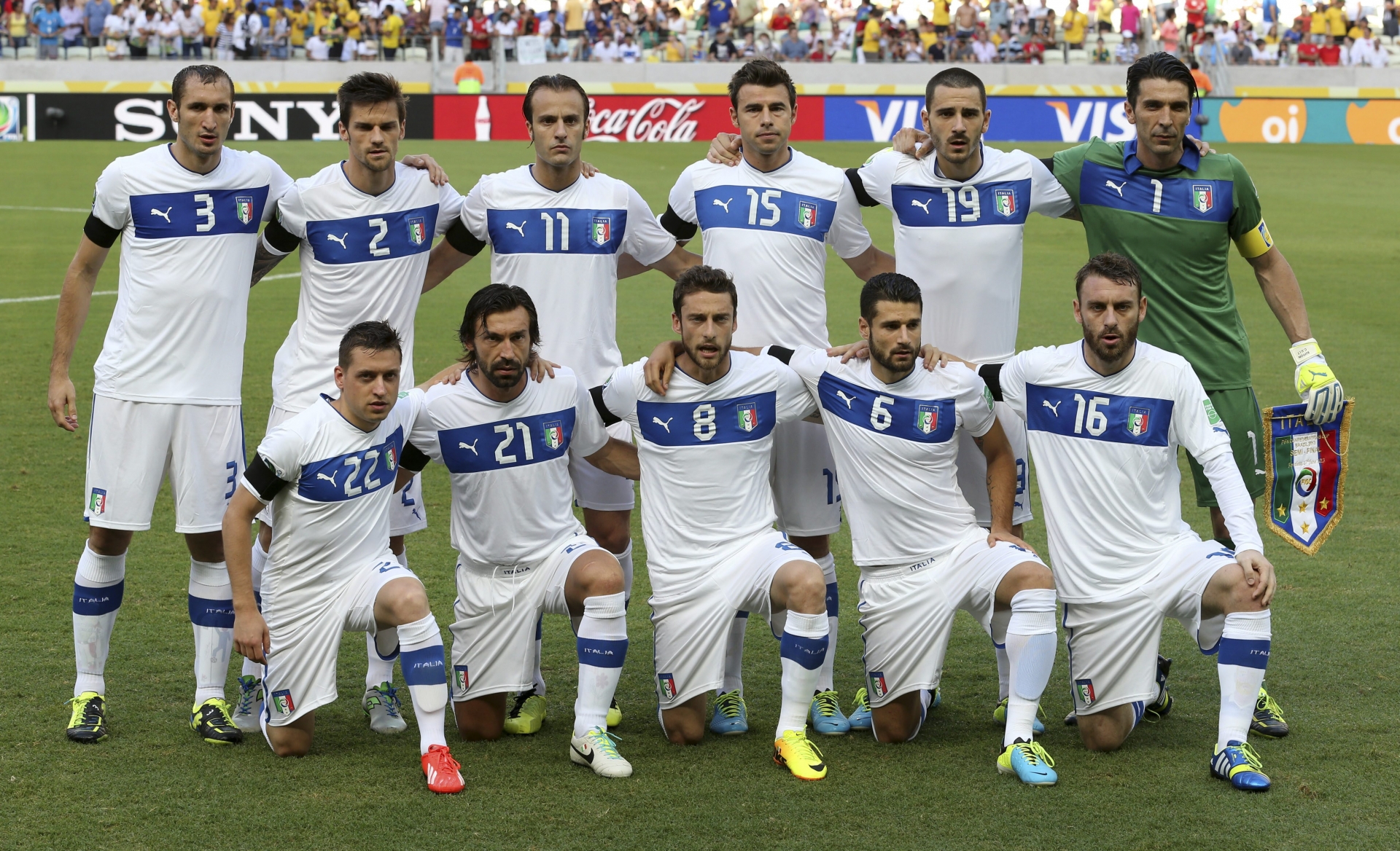 Les Italiens repartent avec une troisième place de la Coupe des Confédérations, au Brésil.