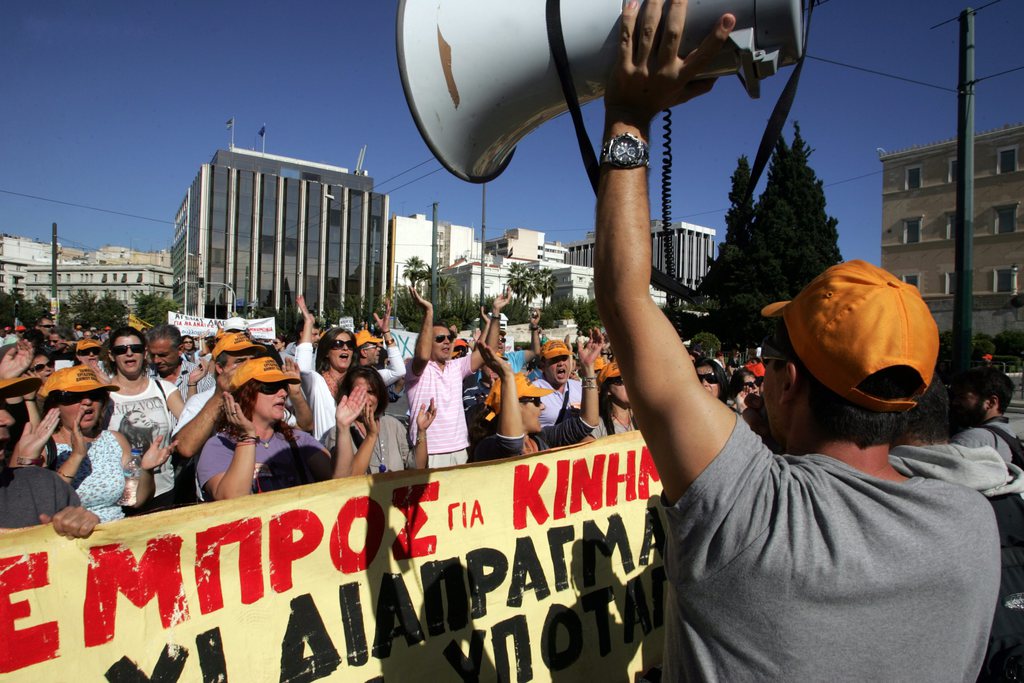 Grève générale en Grèce.