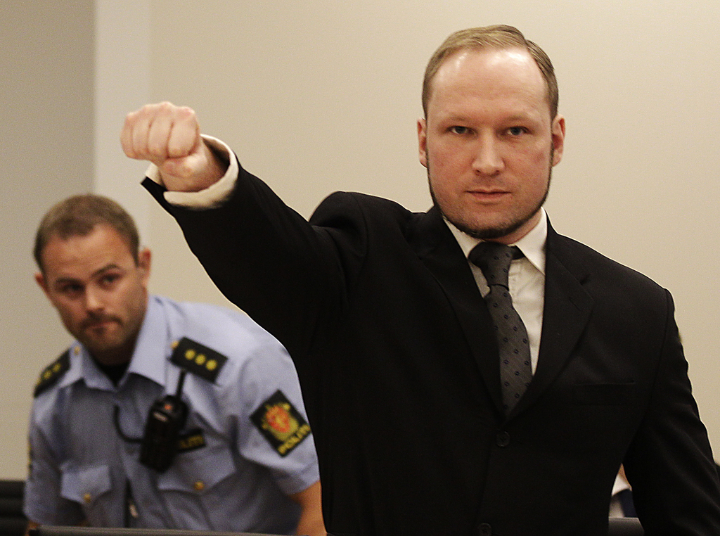 Le tueur Anders Breivik a été condamné à 21 ans de prison l'an dernier.