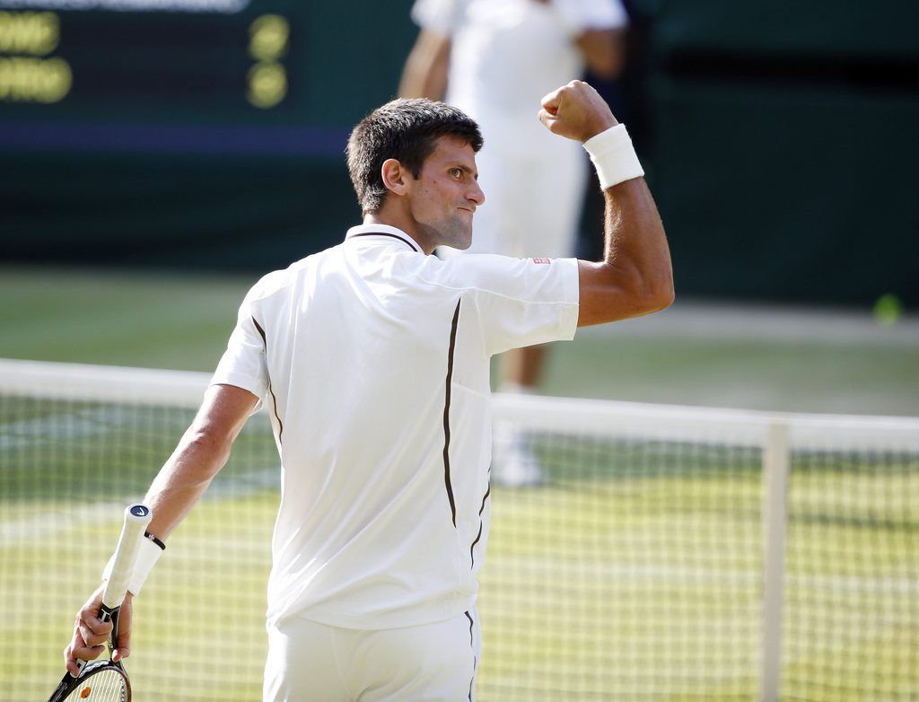 Novak Djokovic a battu Juan Martin Del Potro en cinq sets.