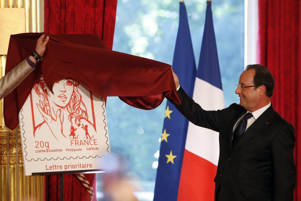 Le timbre a été révélé par le président François Hollande.