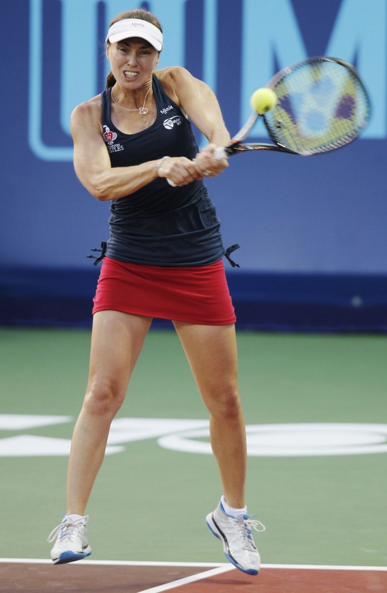 Martina Hingis, au Washington Kastles, le 19 juillet 2013. 