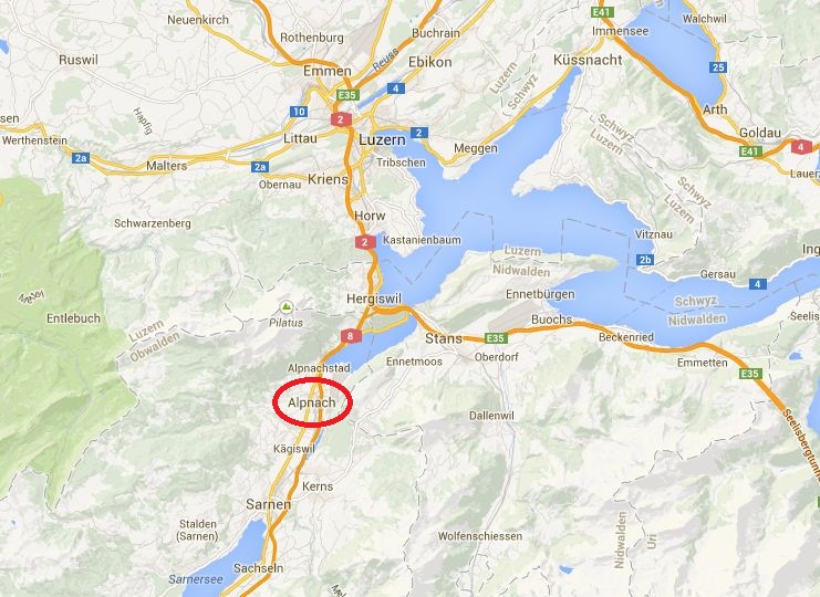 L'accident s'est produit sur la semi-autoroute A8 à proximité d'Alpnach (OW).