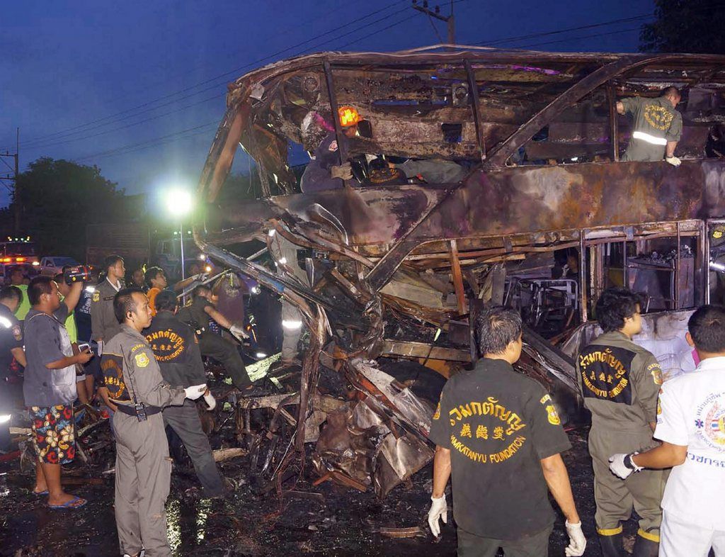 Les accidents de transport sont relativement fréquents en Thaïlande.