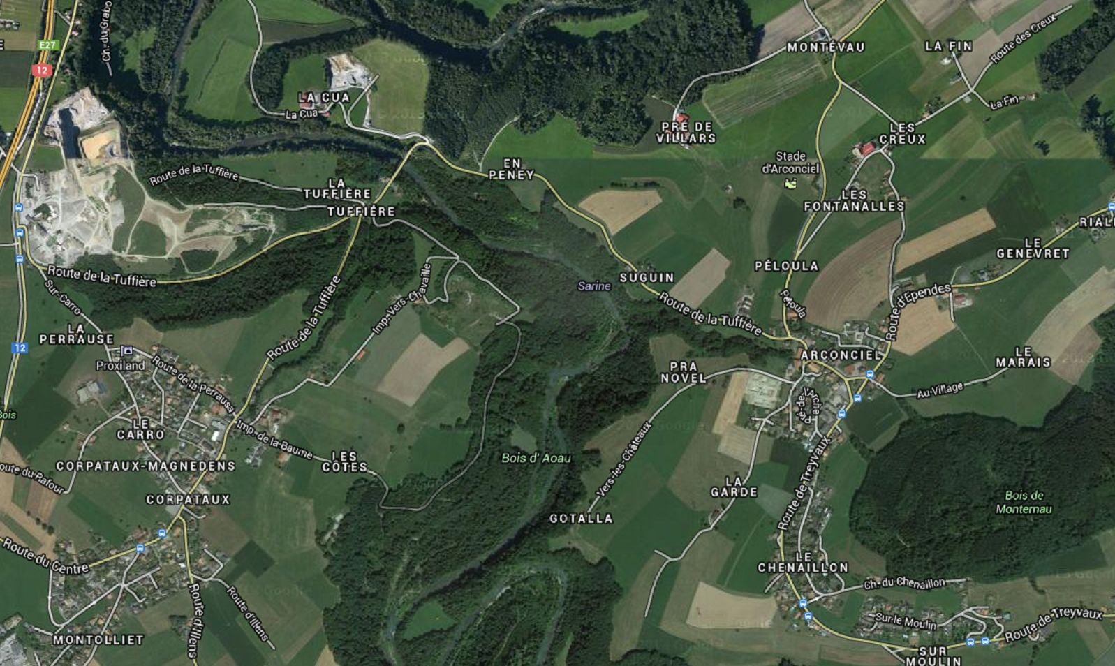 L'accident s'est produit à proximité d'Arconciel dans le canton de Fribourg.
