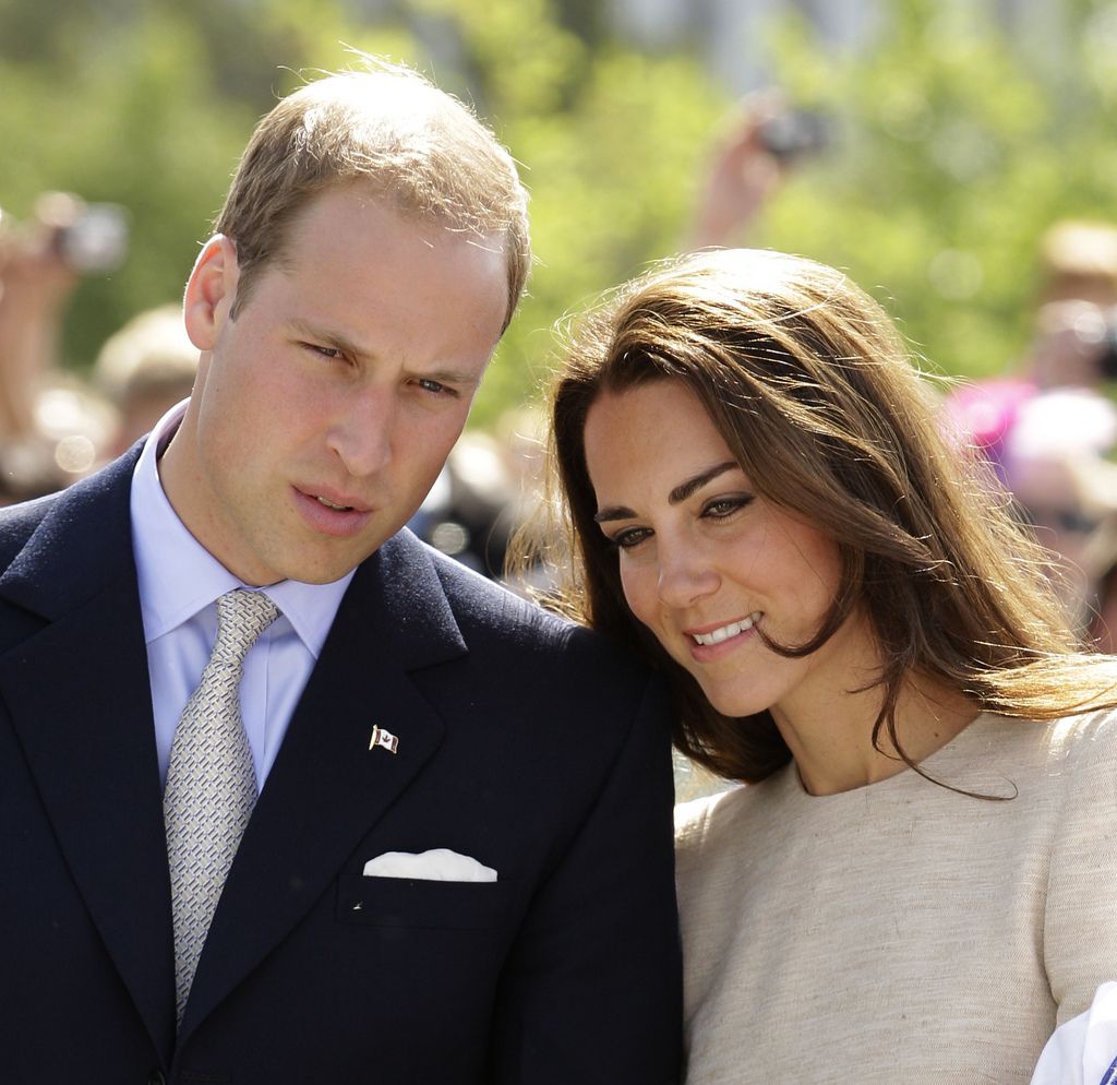 Prince William and Kate, the Duke and Duchess of Cambridge, during a welcome ceremony in Yellowknife, Canada as they continue their Royal Tour of Canada Tuesday, July 5, 2011. (AP Photo/Charlie Riedel)