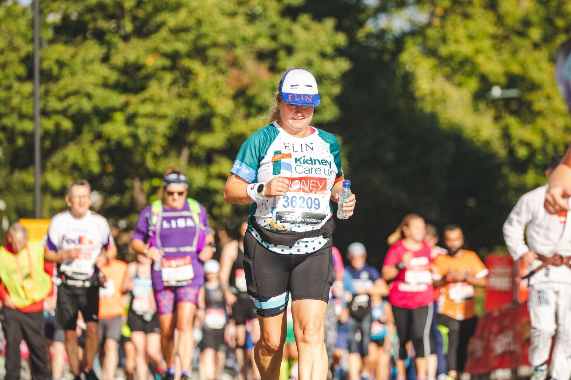 Elin Larsen Glen gardera des souvenirs exceptionnels de son tout premier marathon.