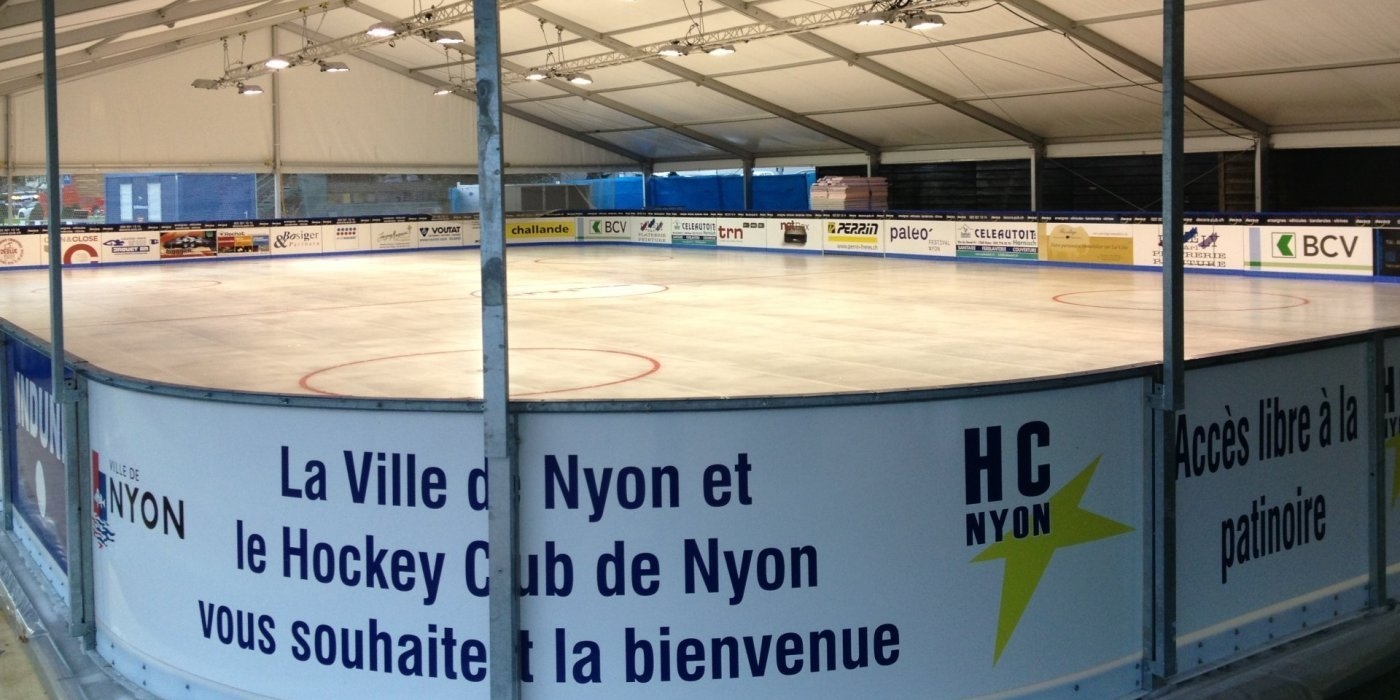 La patinoire de Nyon s'apprête à accueillir les amateurs de glace de la région.
