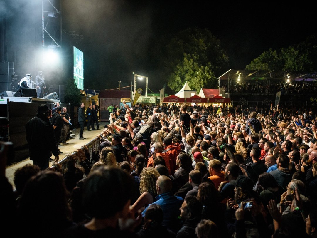 Le Venoge Festival, ici en 2019 pendant les Prophets of Rage. 