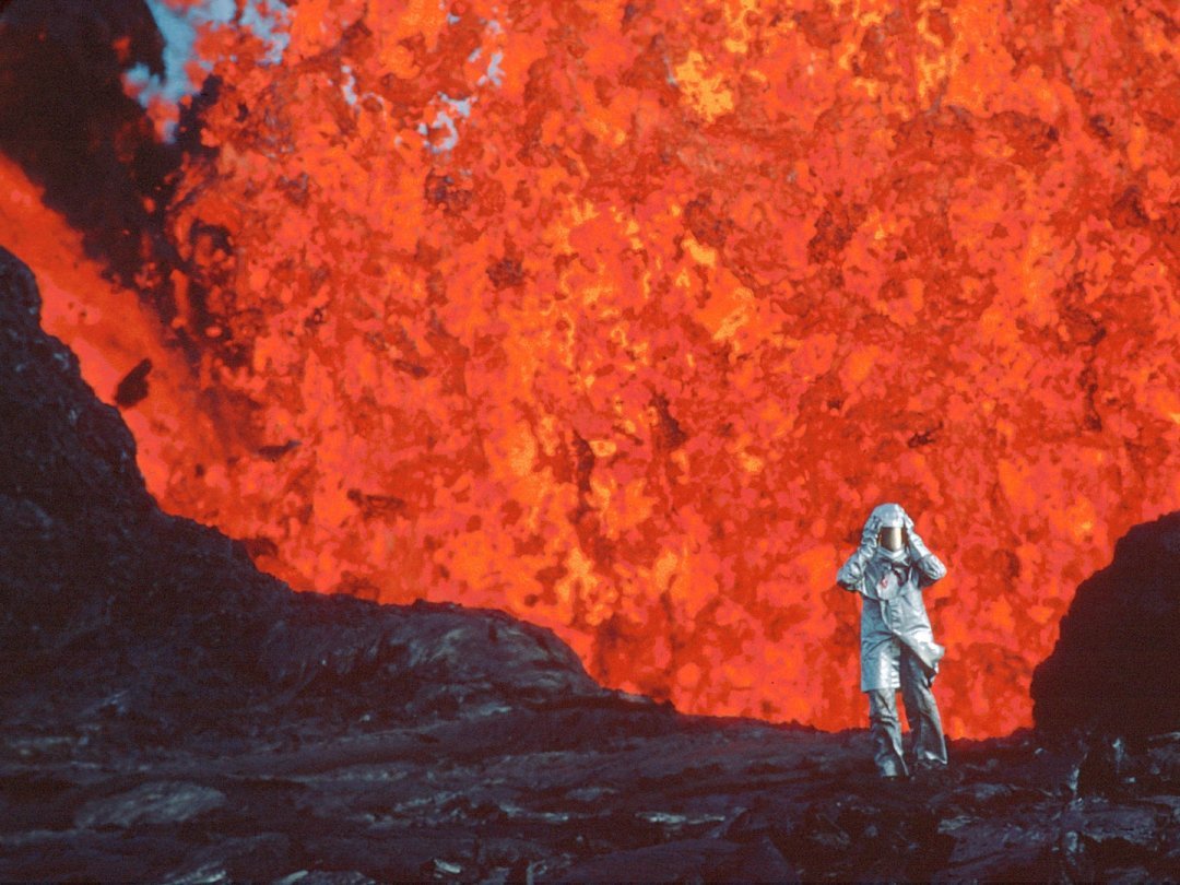 Les images ramenées par le couple Krafft ont changé la façon de filmer les volcans.