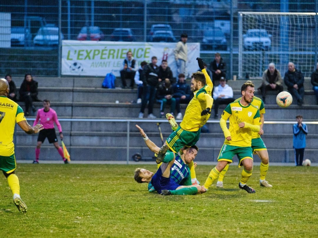 Les Copétans n'ont pas su se relever après l'ouverture du score rapide de Chênois.