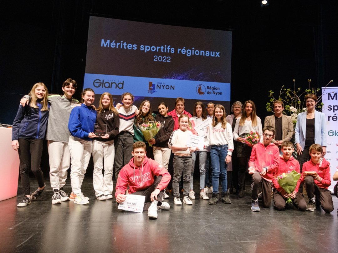 Les lauréats de cette 3e édition des Mérites sportifs régionaux.