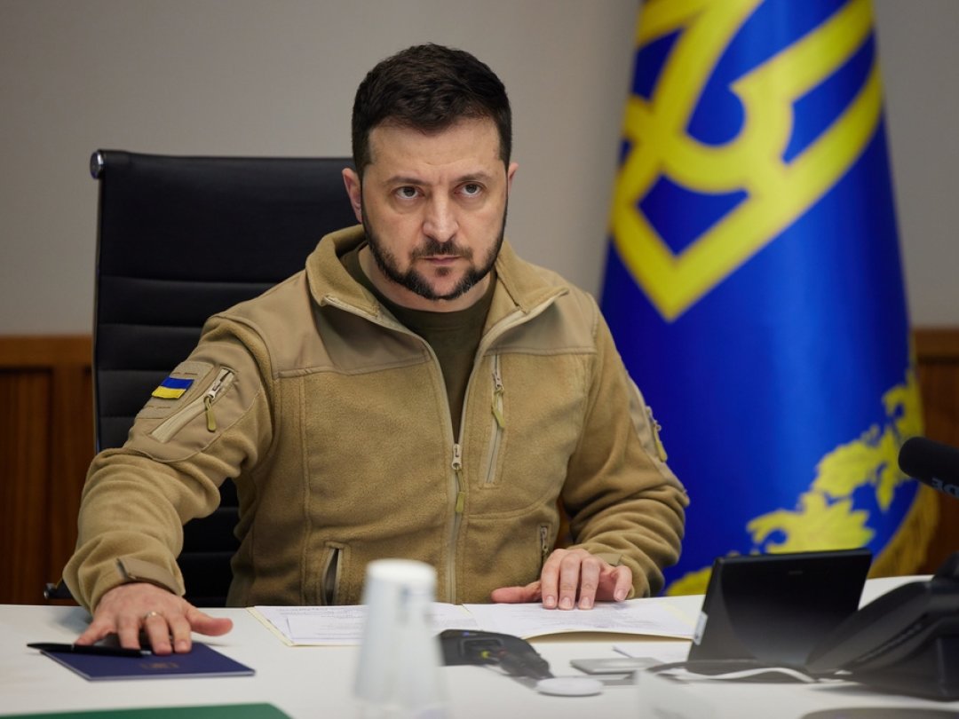 "Nous protégeons notre terre et faisons tout pour renforcer" la défense de cette région, a assuré Volodymyr Zelensky. (archives)