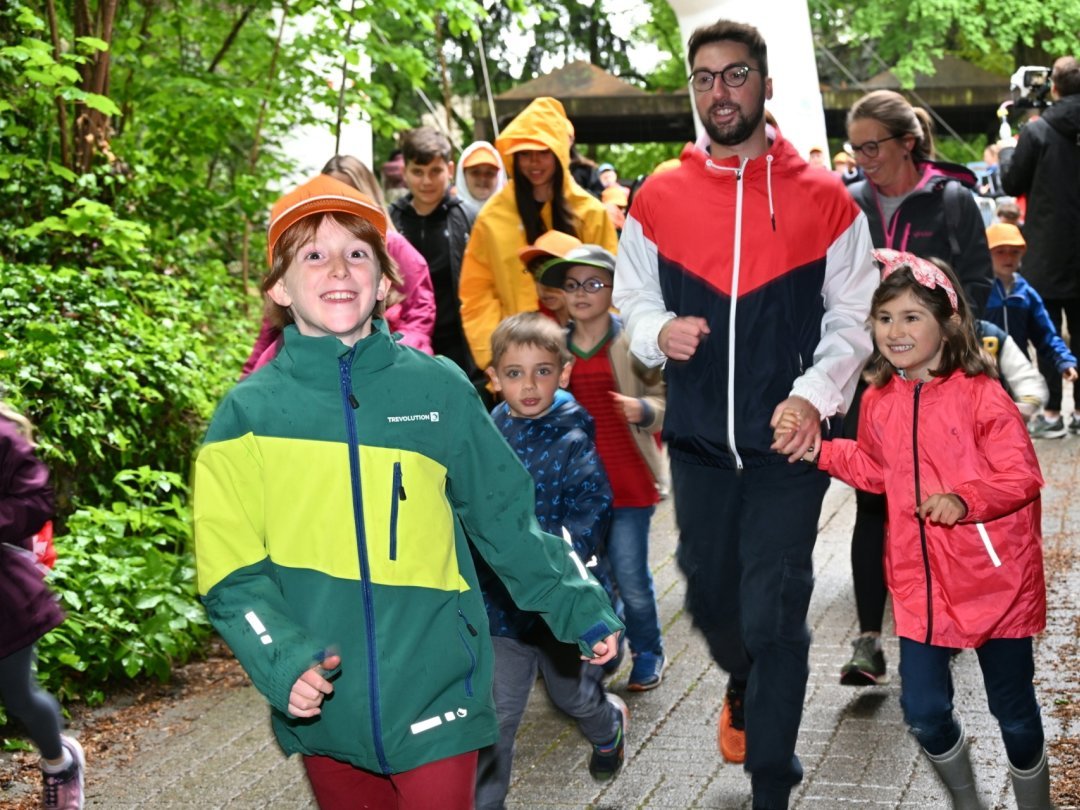 Les écoles, garderies et crèches ont participé à Morges bouge. 