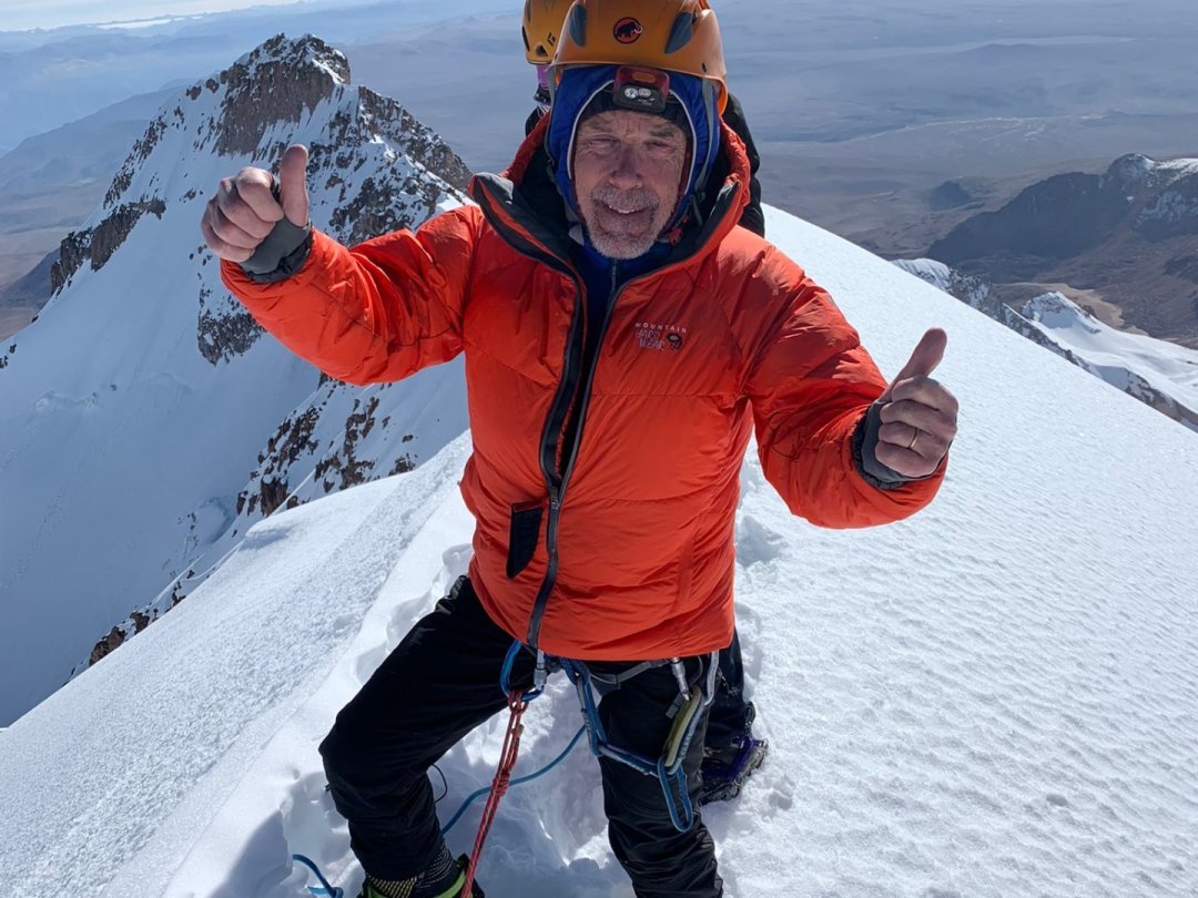 Daniel Perler a bouclé la boucle en atteignant le sommet du Solimana le 30 avril.