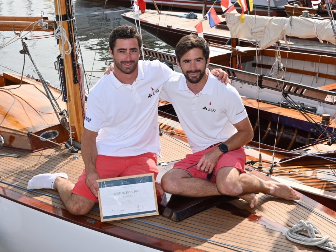 Si le Club nautique morgien est sur le point d'organiser son premier événement pour vieux bateaux, c'est grâce à Grégoire et Ludovic Siegwart (ici sur leur bateau Revanche), ainsi qu'à Jean-Marie Salina (absent sur la photo).