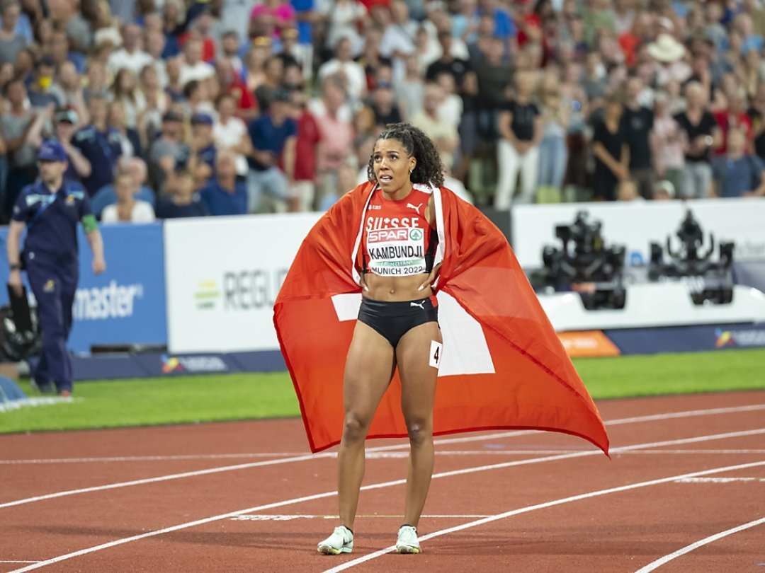 Mujinga Kambundji s'est parée d'argent sur 100 m, mais à 0''005 de l'or.