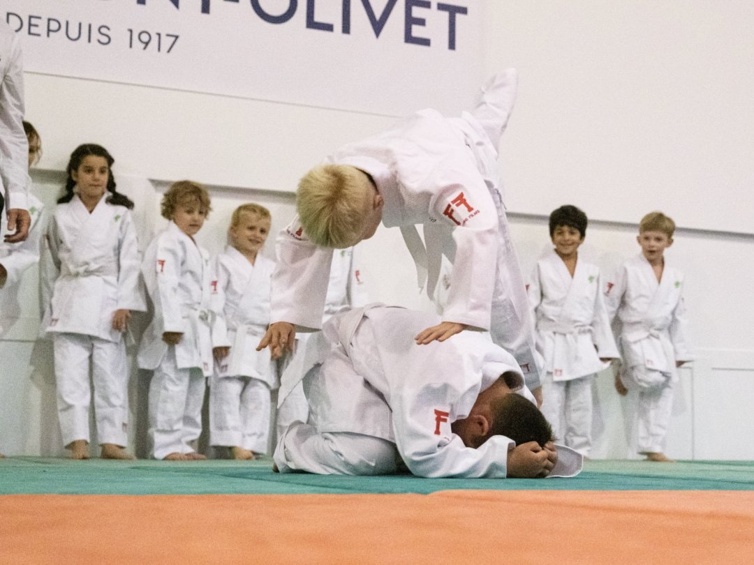 Les écoliers de classes 2P à 4P ont commencé leur apprentissage du judo il y a cinq semaines.