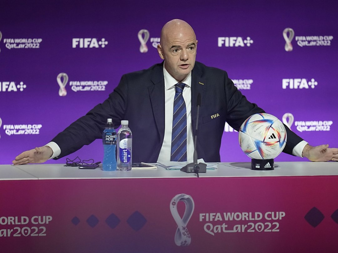 Gianni Infantino a fustigé les leçons de morale samedi devant la presse.