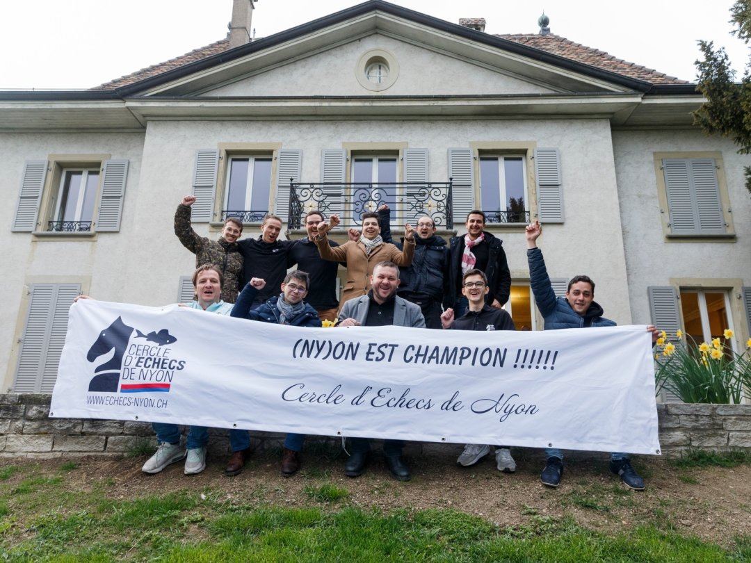 Sacrée à domicile en 2022 (photo), l'équipe fanion du Cercle d'Echecs de Nyon a doublé la mise, le week-end dernier, à Wollishofen.