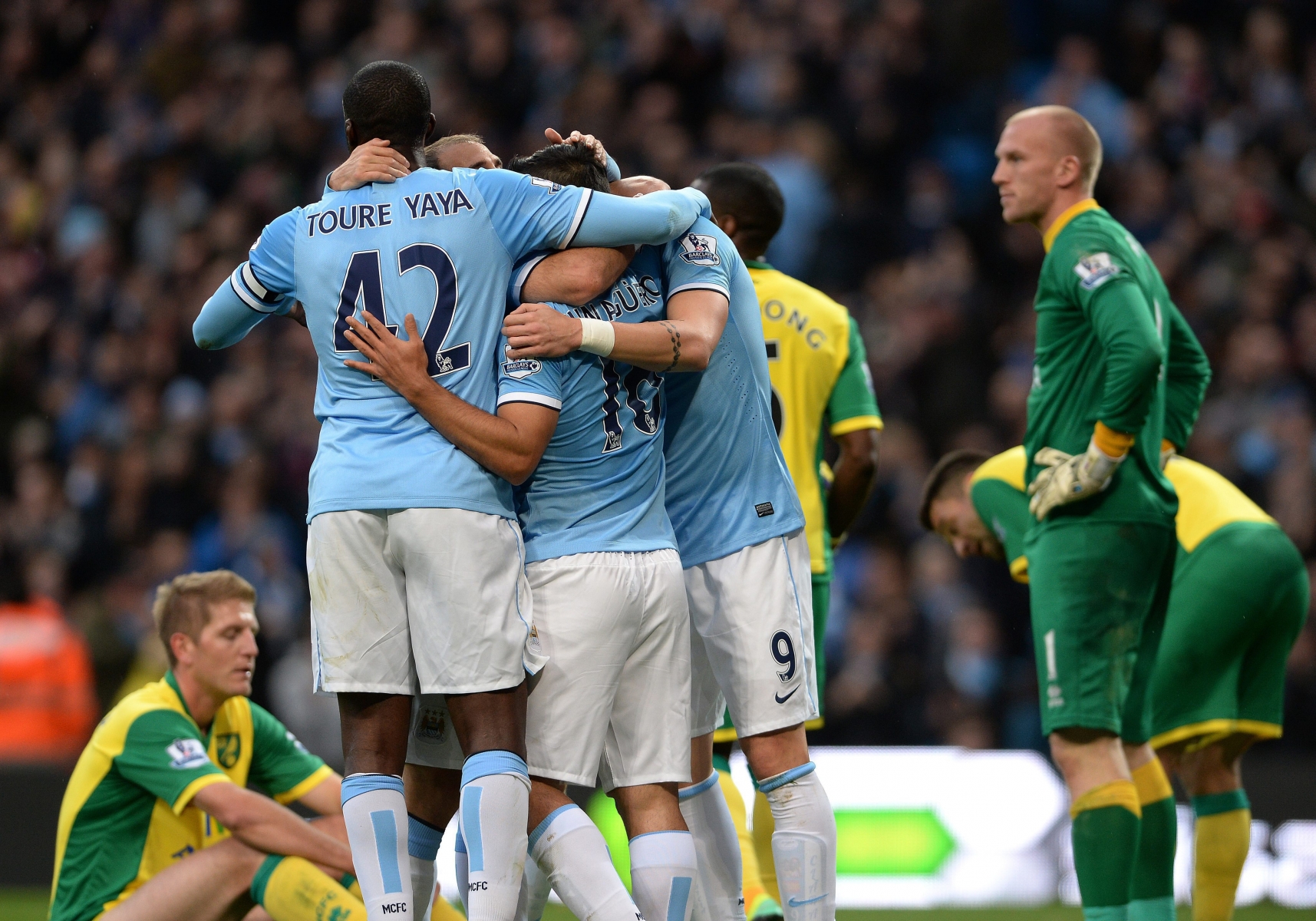Ecrasé 7-0 par Yaya Touré et les Citizens, Norwich a vécu l'enfer au City of Manchester Stadium.