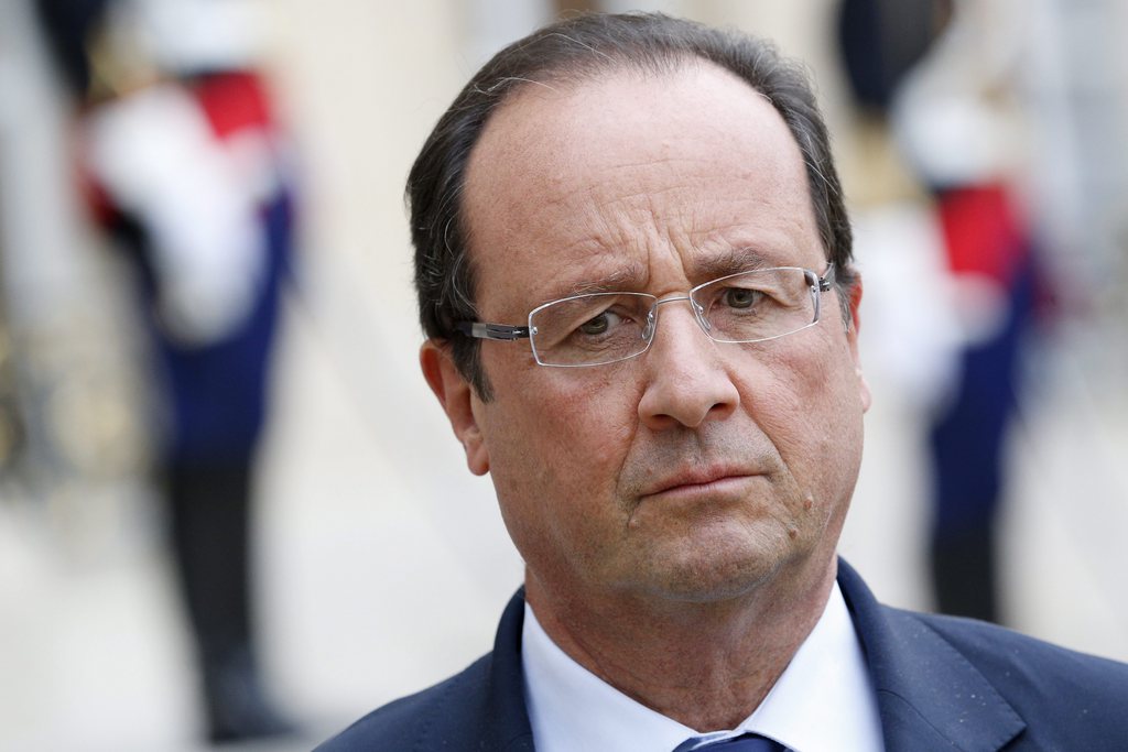 Le président François Hollande tient à une action militaire en Syrie. 