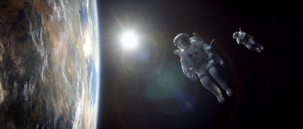 "Gravity", l'histoire de deux astronautes en perdition dans l'espace.
