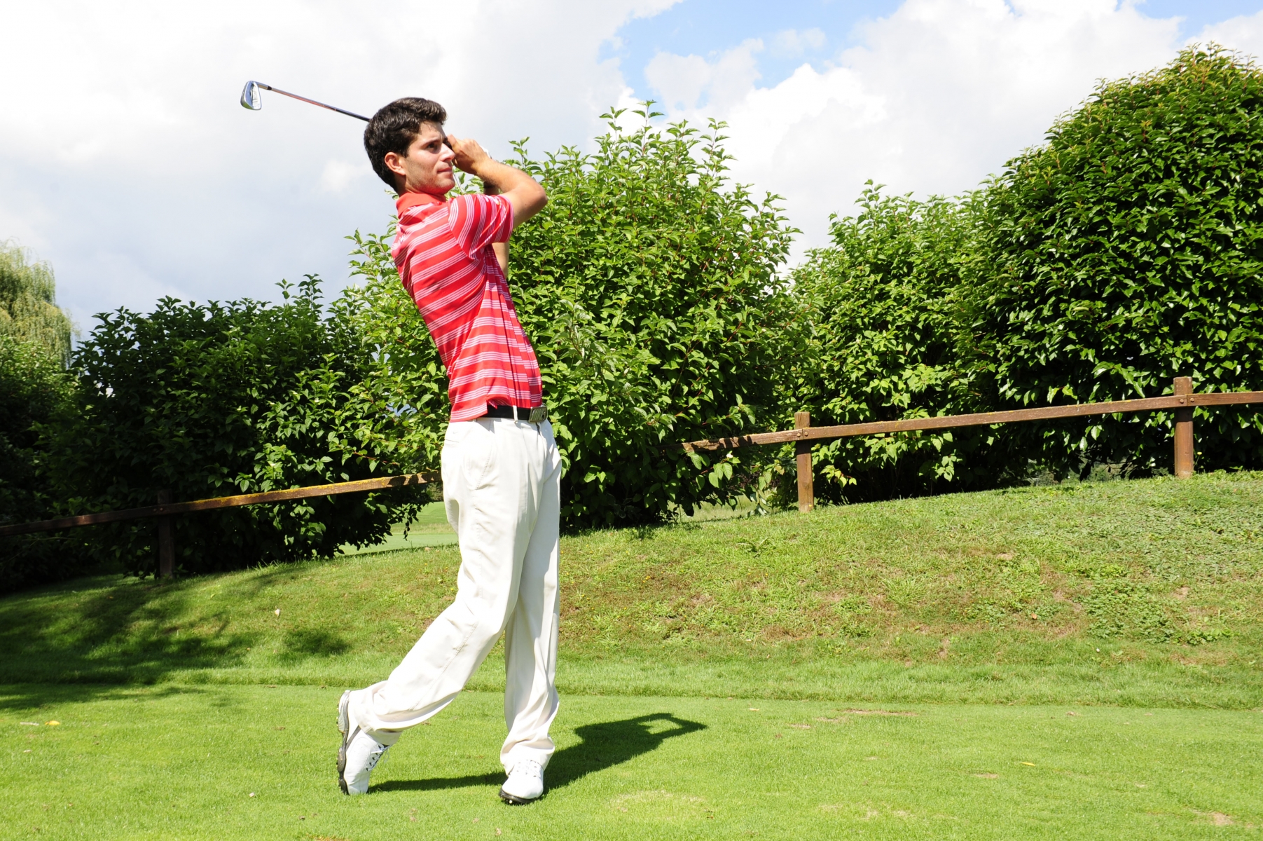 Edouard Amacher a enregistré cinq bogeys pour un seul birdie jeudi.